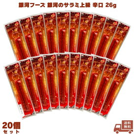 銀河フーズ 銀河のサラミ上級 辛口 26g 20個