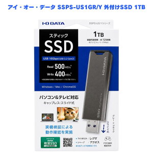 �A�C�E�I�[�E�f�[�^ SSPS-US1GR/Y �O�t��SSD 1TB SSD �X�e�B�b�NSSD �|�[�^�u��SSD �O�t���X�g���[�W USB3.2 Gen2 10Gbps ����SSD 500MB �e���r�^�� �^��pSSD �X�e�B�b�N�^�C�v �P�[�u���s�v �R���p�N�g ����