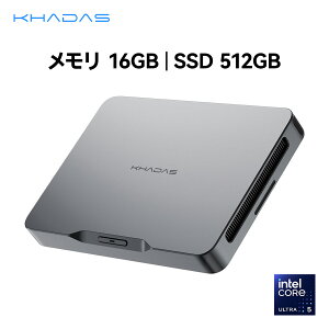 �������� Khadas Mind 2 �~�jPC�b�C���e�� Core Ultra 5 125H �b�R�X�p�ō�mini pc 16GB LPDDR5������ +SSD512GB�b�Ƒn�̃X�^���o�C�d�r������i�ő�25���ԁj�bSDD�g���\�b���^�p�\�R���bWi-Fi 6E/BT 5.3�AThunderbo