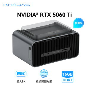 �m�V�����n Khadas Mind Graphics 2 eGPU �V���i �O�t���O���t�B�b�N�{�[�h NVIDIA RTX 5060 Ti 16GB GDDR7���� | �T���_�[�{���g4�Ή� �m�[�gPC���� �f�X�N�g�b�vGPU | HDMI 2.1b & DP 2.1b��4K/8K�o�͉\ | PCIe 4.0 x8 | 