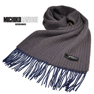 �u�����h �}�t���[ MICHIKO LONDON �~�`�R�����h�� �X�g���C�v MADE IN MONGOLIA �E�[�� 100% �}�t���[ �M�t�g �v���[���g �h�� �ʋ� ���� �g���� ���� ���i�� �T�C�Y �� 168cmx31cm �t�T ��8cm mkm-005