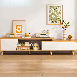 er e [{[h TV 140×s43×30cm 55^܂őΉ TV{[ho^Cv l炵 e gi iEH[ibgFA120-200cmj (zCg,Lk 140`220cm)