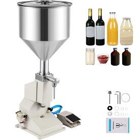 充填機 分注器 液体充填機 空気圧充填機 ペースト充填機 液体充填装置 定量小型充填機 卓上型 ステンレス ディスペンサー 手圧 酒 シャンプー ワイン 牛乳 飲料 業務用 家庭用 (10-100ML)