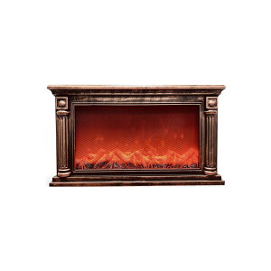 暖炉装飾炎ライト、埋め込み式電気暖炉内蔵、ログセット炎燃焼装飾効果 - 加熱なし、USBプラグイン使用、ホームオフィス装飾用 60*20cm black