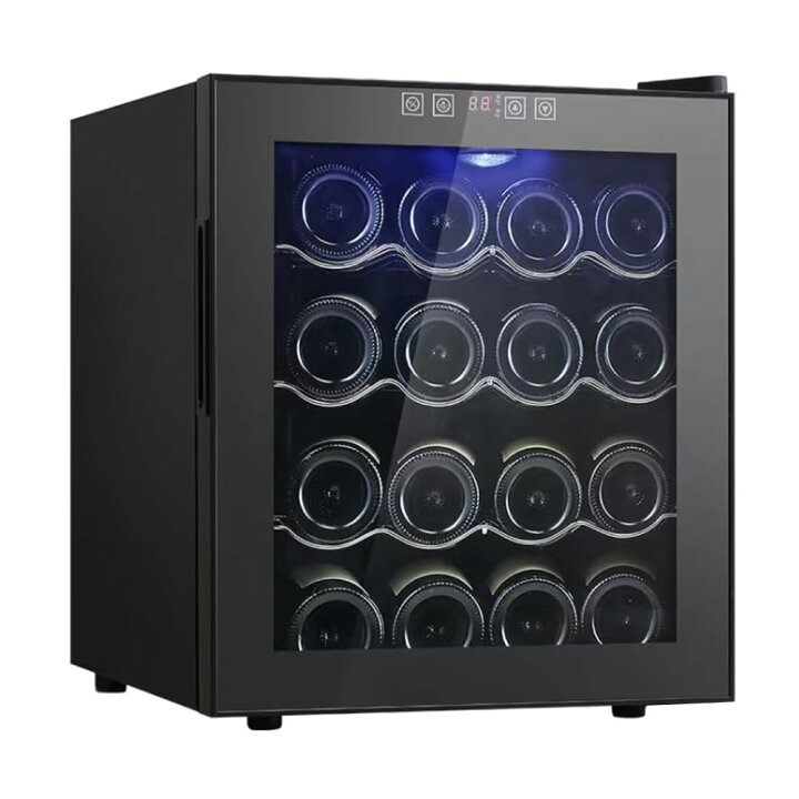 楽天市場】ワインセラー 12本収納 ブラック 家庭用 35L 温度設定 8~18 