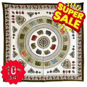 wyVX[p[SALE10OFFxe[uNX Ch100 ubNvg  ԕ GXjbN GKg AWA J[L[105cm×105cm kc013