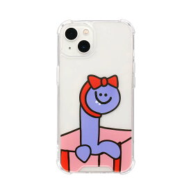 168cm ハイブリッドクリアケース for iPhone 13 Pueple Olly with ギフト