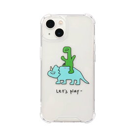 168cm ハイブリッドクリアケース for iPhone 13 Lets play