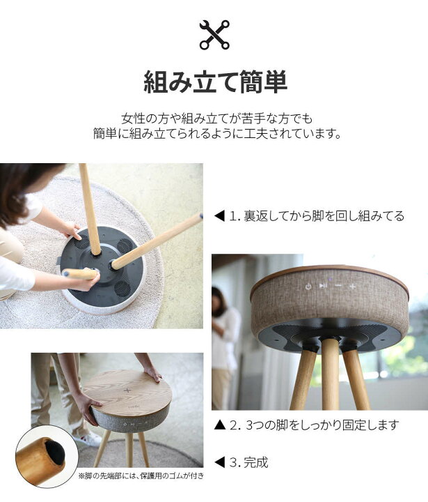楽天市場】Welle 360°Bluetoothテーブル型スピーカー Mellow W501T 360 