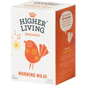 ハーブティー オーガニック 有機 モーニングモジョ 有機 ハーブティー 15 Higher Living Organic(ハイアーリビング)