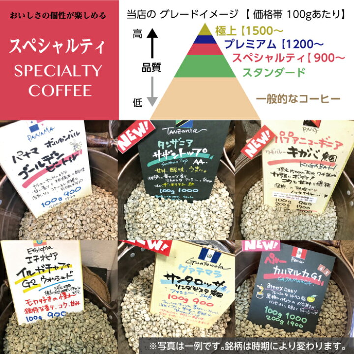 楽天市場】煎りたて! お好みで選ぶ スペシャルティコーヒー NEW☆100g 