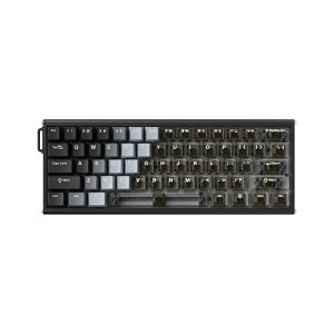AJAZZ ALUX60 �L��60%���C�X�C�b�`�Q�[�~���O�L�[�{�[�h US�z�� ���s�b�h�g���K�[ 0.01mm�P�ʒ��� 8KHz�|�[�����O���[�g�Ή� 128KHz�X�L�������[�g�Ή� �A���~�j�E������➑�