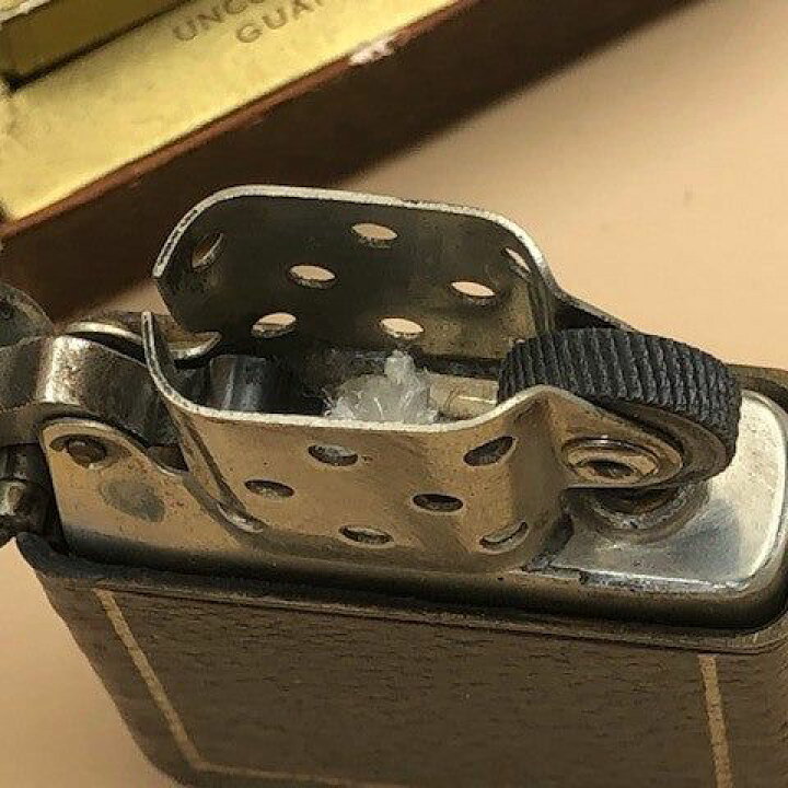 楽天市場】ジッポー ZIPPO ライター フルカバーレザー 未使用 1950年製 