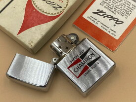 ジッポー Zippo ライター 未使用デッドストック 1973年 企業もの CHAMPION オリジナルボックス 箱 インストラクション【海外直輸入USED品】