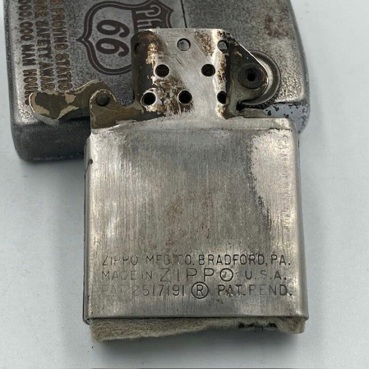 楽天市場】ジッポー Zippo スチール製 フルスタンプ 1953年 企業もの 
