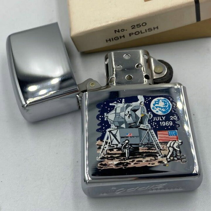 楽天市場】ジッポー ZIPPO ライター 未使用 1969年 ムーンランディング 