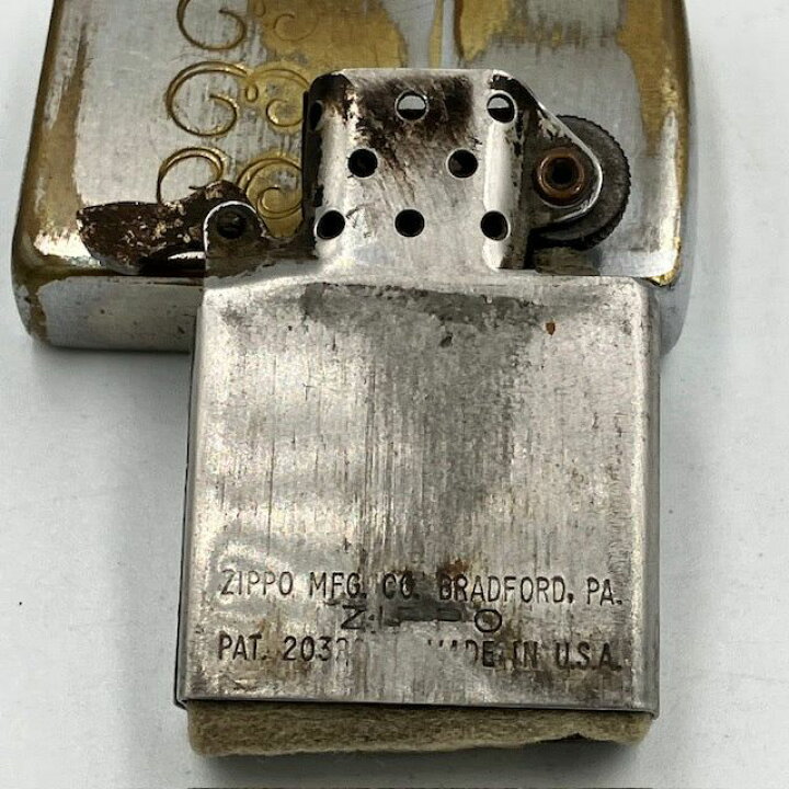 楽天市場】ジッポー ZIPPO ライター 1949年〜1951年 企業もの PAT 