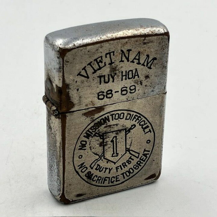 楽天市場】ZIPPO ベトナム 1968年 第1歩兵師団 ビンテージ ジッポー  