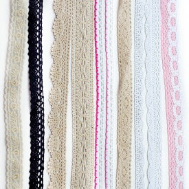手芸材料　ハンドメイド　レースリボン　1メートル 単位販売