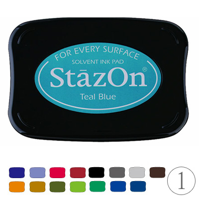 金属 プラスチック コート紙などへの捺印にピッタリ ツキネコ ステイズオン StazOn 商い SZ スーパーセール期間限定 速乾性油性スタンプパッド part1