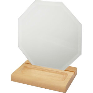 モーメント ウッドスタンドミラー 八角形167730/ウェーブ167747 掛け置き兼用 鏡 おしゃれ インテリア ケーアイジャパン CLARTE KI JAPAN