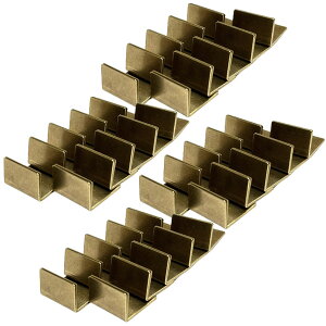 アンティーク調 真鍮 カードスタンド ミニ 40個セット ブラス 名刺 ポストカード 立て BRASS ステーショナリー メモスタンド しんちゅう おしゃれ レトロ