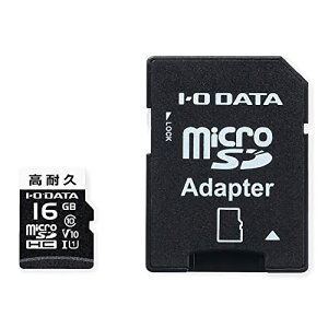 ACEI[Ef[^ IODATA microSDJ[h hRp 16GB microSDHC Class 10Ή ϋv MSD-DR16