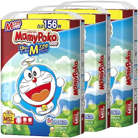 【旧品】【パンツ Mサイズ】 マミーポコ ドラえもん オムツ(6~13kg)156枚(52枚×3) [ケース品]