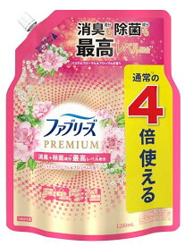 ファブリーズ 消臭スプレー 布用 PREMIUM パステルフローラル＆ブロッサム 詰め替え 4回分 1280mL