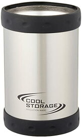 パール金属 真空断熱 保冷 缶ホルダー 缶クーラー タンブラーにもなる 2WAYタイプ 350ml缶用 アウトドア サテン クールストレージ D