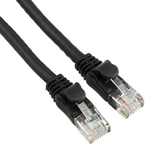 �G���R�� LAN�P�[�u�� CAT6A 10m �ܐ܂�h�~�R�l�N�^ cat6a�Ή� �X�^���_�[�h �u���b�N LD-GPA/BK10