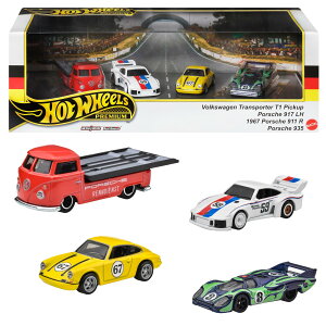 �z�b�g�E�B�[��(Hot Wheels) �v���~�A���R���N�^�[�Z�b�g - �|���V�F �����V���|���g�y �~�j�J�[ 4��z �y3��~�z HRT54