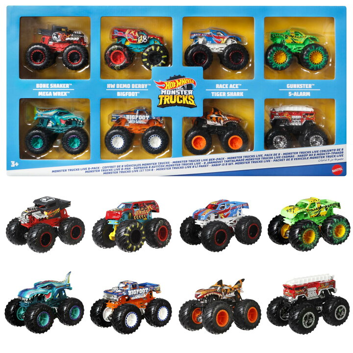 楽天市場】ホットウィール(Hot Wheels) モンスタートラック 8パック 