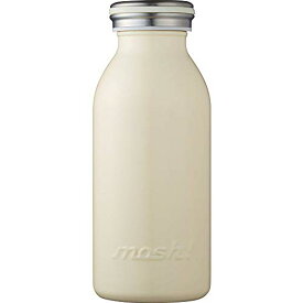 水筒 真空断熱 スクリュー式 マグ ボトル 0.35L アイボリー mosh! (モッシュ!)