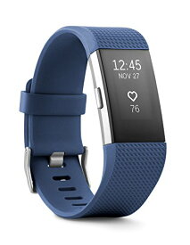 Fitbit Charge 2 心拍数 + フィットネスリストバンド Small (USバージョン) スモール(5.5-6.7インチ) ブルー