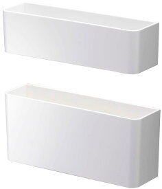 山崎実業(Yamazaki) マグネット アンブレラスタンド ホワイト (上)約W18.8×D5×H5cm (下)約W18.5×D5×H8cm