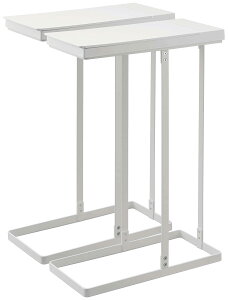 山崎実業(Yamazaki) スリム 蓋付き 分別 ゴミ袋ホルダー 45L 2個組 ホワイト 約W19XD40XH54cm (1個あたり)タワー