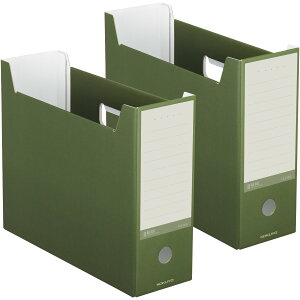 �R�N�� �t�@�C���{�b�N�X NEOS A4 2�Z�b�g �I���[�u�O���[�� A4-NELF-DGX2