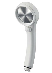 SANEI(サンエイ) シャワーヘッド レイニー 手元ストップ 節水率50% 極細水流 勢いアップ ステンレスシャワー板 ホワイト 日本製 PS