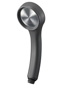 SANEI(サンエイ) シャワーヘッド レイニーベーシック 節水率40% 極細水流 勢いアップ ステンレスシャワー板 グレー 日本製 PS310