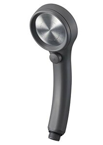 SANEI(サンエイ) シャワーヘッド レイニー 手元ストップ 節水率50% 極細水流 勢いアップ ステンレスシャワー板 グレー 日本製 PS3