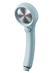 SANEI(サンエイ) シャワーヘッド レイニー 手元ストップ 節水率50% 極細水流 勢いアップ ステンレスシャワー板 ブルー 日本製 PS3