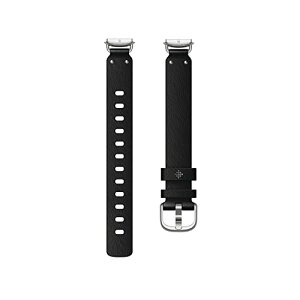 Fitbit Luxe �p ���� �A�N�Z�T���[ ��փ��U�[�x���g �u���b�N L�T�C�Y