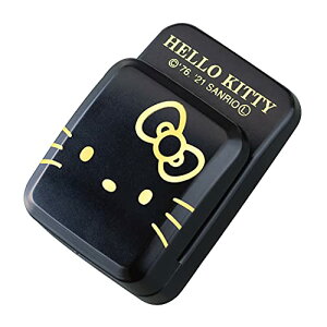 セイワ(SEIWA) 車内用品 ハローキティ マスクモクリップ ブラック&ゴールド KT554 収納 カード 駐車券 HELLO KITTY