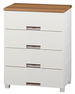 天馬(Tenma) 使いやすさを追求したお部屋をモダンなチェスト 日本製 完成品 フィッツプラスメッシュ 4段 特許取得済 引出しロック付きで抜