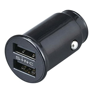 セイワ(SEIWA) 車内用品 シガーソケットタイプ充電器 DCパワープラグmini A×2 F328 Type-A 2ポート 5V/合計MAX