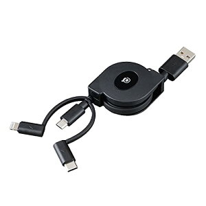 ZC(SEIWA) USBP[u 3WAY ^Cv AL361 microUSB CgjO TYPE-C ϊ 0.8m f[