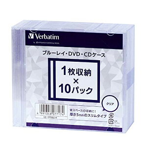 Verbatim o[xC^ BD/DVD/CDP[X 10 XP[X(5mm)  CPSSC10