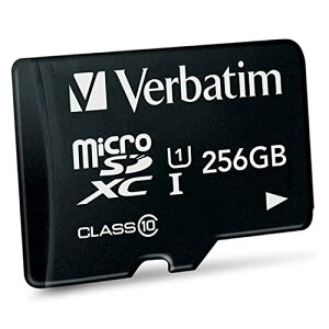o[xC^ (Verbatim) microSD 256GB ő90MB/s UHS-1 U1 class10 ACEI[Ef[^@ɂ