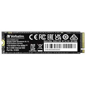 Verbatim o[xC^ NVMe PCIe Gen4.0x4 PCIe4.0 Vi5000V[Y 1TB őǍ 5000MB 